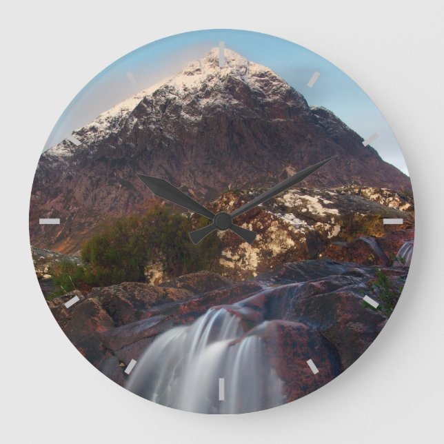 Buachaille Etive Mor Große Wanduhr (Vorderseite)