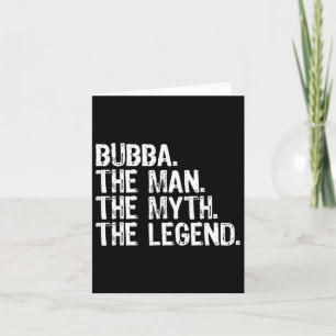 Bub dem Mann den Mythos der Legende Coolen Witz Karte