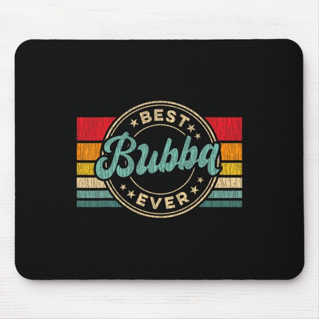 Bubba je Vintag Retro Vatertag Geschenk Mousepad (Vorne)
