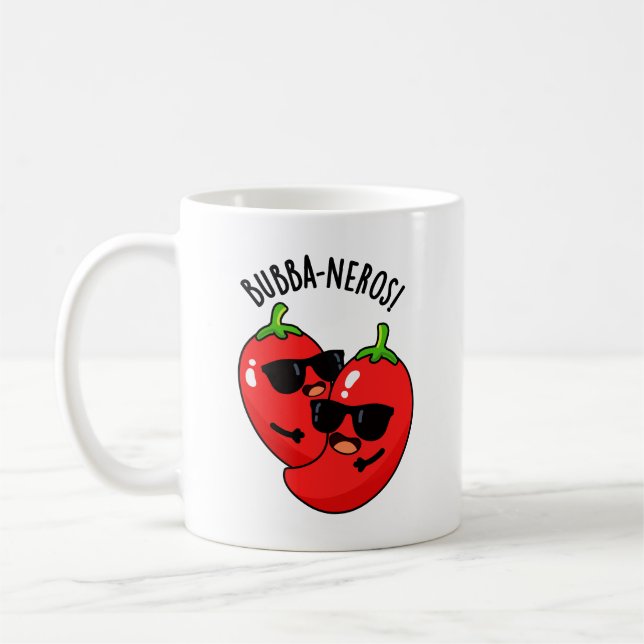 Bubba-neros Funny Habanero Pun Kaffeetasse (Links)