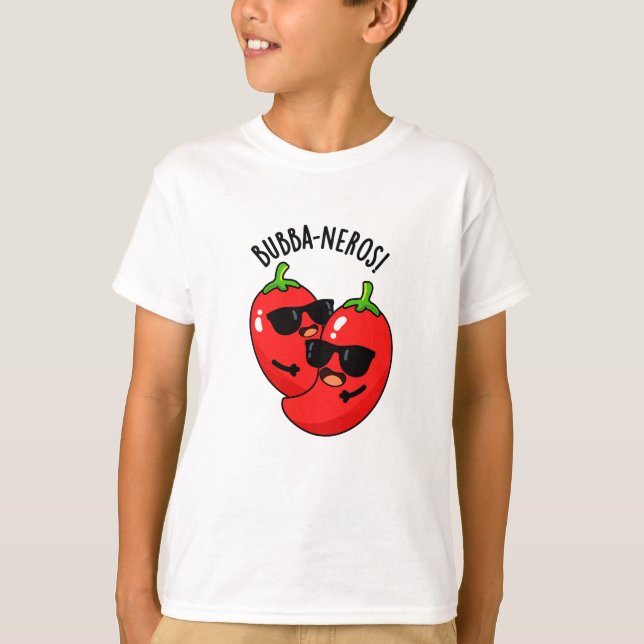Bubba-neros Funny Habanero Pun T-Shirt (Vorderseite)