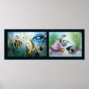 Bubba und Friends Collage Print Poster