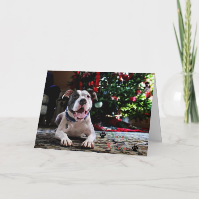 Bubbas frohe Feiertage Feiertagskarte (Vorderseite)