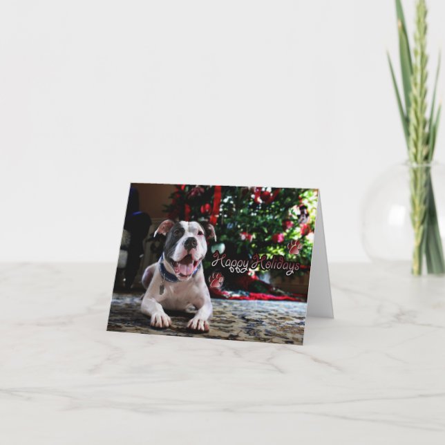 Bubbas Urlaubswünsche Feiertagskarte (Vorderseite)