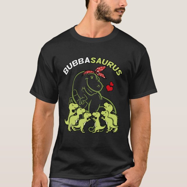 Bubbasaurus Bubba 6 Kids Dinosaur Mother s Day T-Shirt (Vorderseite)