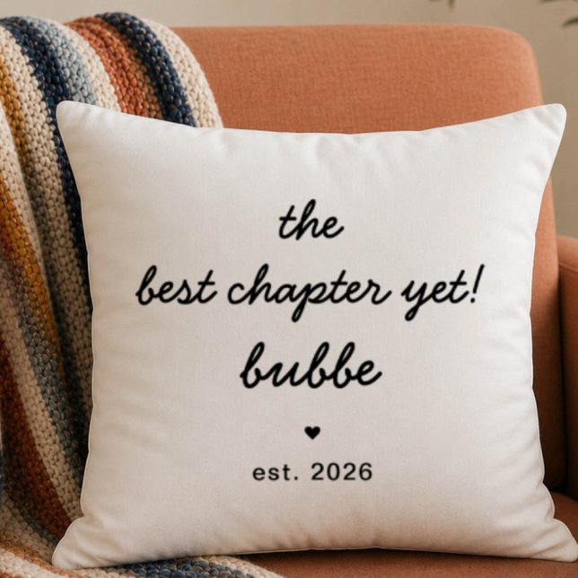 Bubbe Kissen Geschenk | Bestes Kapitel bisher (Von Creator hochgeladen)