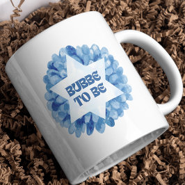 "Bubbe to Be" Neues jüdisches Oma Wasserfarbe Kaffeetasse