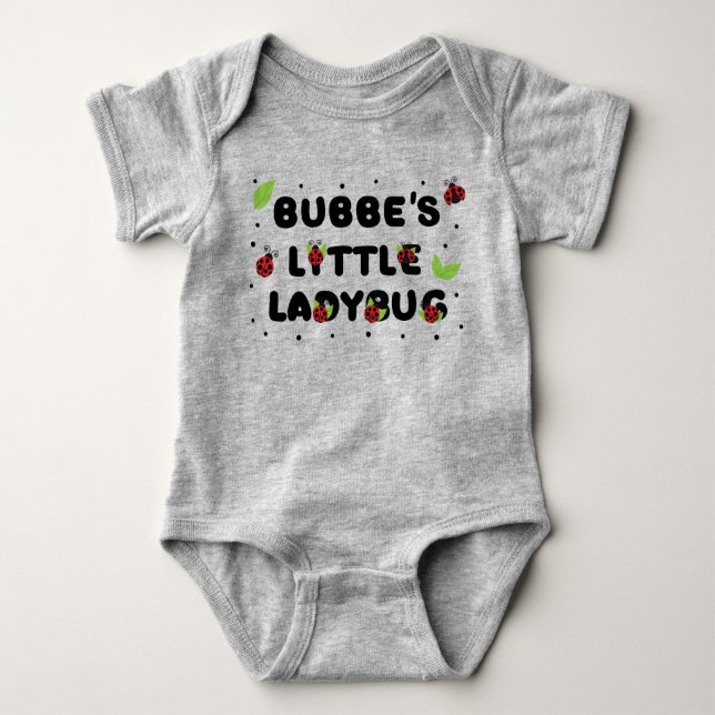 Bubbe's Little Ladybug - Niedlich Baby Strampler (Vorderseite)