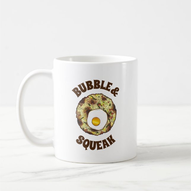 Bubble and Squeak Brunch UK British Food Cuisine Kaffeetasse (Links)