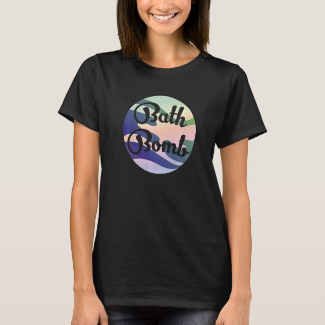 Bubble-Badewanne Entspannungs-Bomben Enthusiast Pr T-Shirt (Vorderseite)