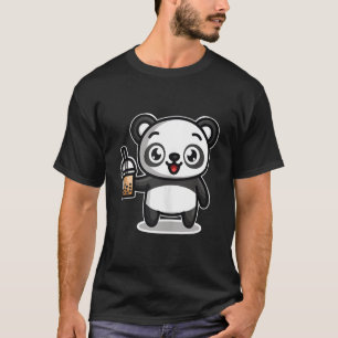 Bubble Boba Tea Kawaii Panda Bär T-Shirt