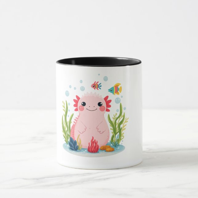 Bubble Buddy Axolotl Tasse (Zentrum)