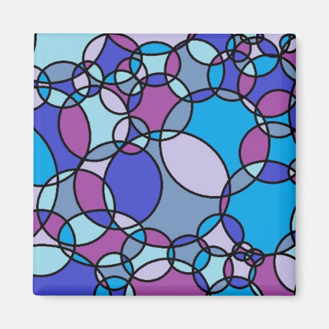 Bubble Circles Magnet (Vorne)