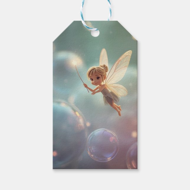 Bubble Fairy Geschenkanhänger (Vorderseite)