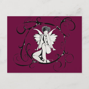 Bubble-Farie Postkarte