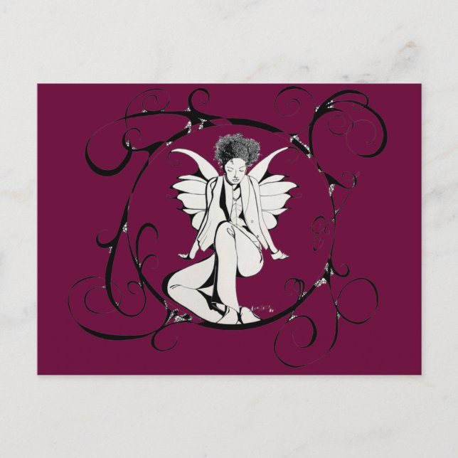 Bubble-Farie Postkarte (Vorderseite)