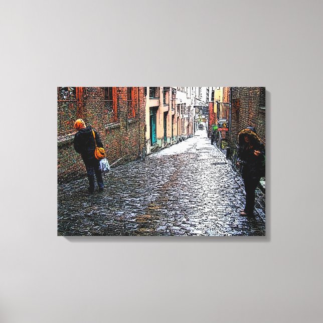 Bubble Gum Alley Leinwanddruck (Vorderseite)