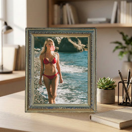 Bubble Gum Beach Babe Coastal Sommer Wandkunst  Poster