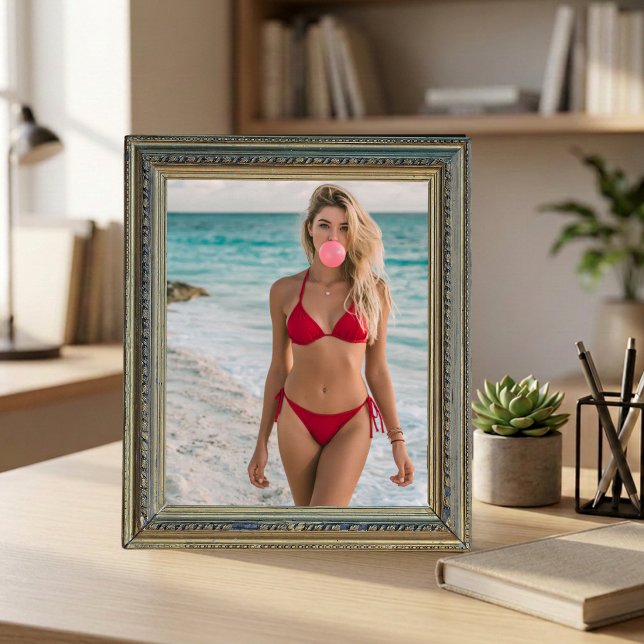 Bubble Gum Beach Babe Küsten Sommer Wandkunst  Poster (Von Creator hochgeladen)