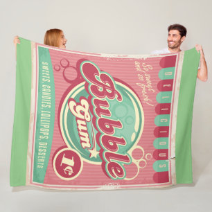 Bubble Gum Fleece Blanket
