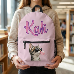 Bubble Gum Kitty Bedruckter Rucksack