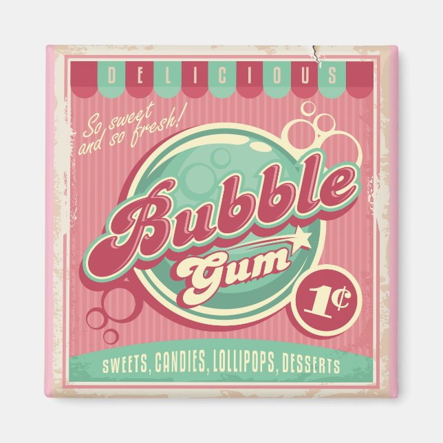 Bubble Gum Magnet (Vorne)