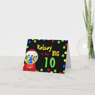 Bubble Gum Party laden Einladung