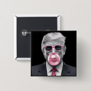 Bubble Gum Trump Donald Trump 2024 Wähle Trump  Button