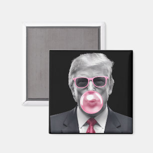 Bubble Gum Trump Donald Trump 2024 Wähle Trump Magnet