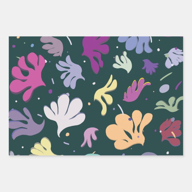 Bubble Joy Geschenkpapier Set (Vorderseite 3)