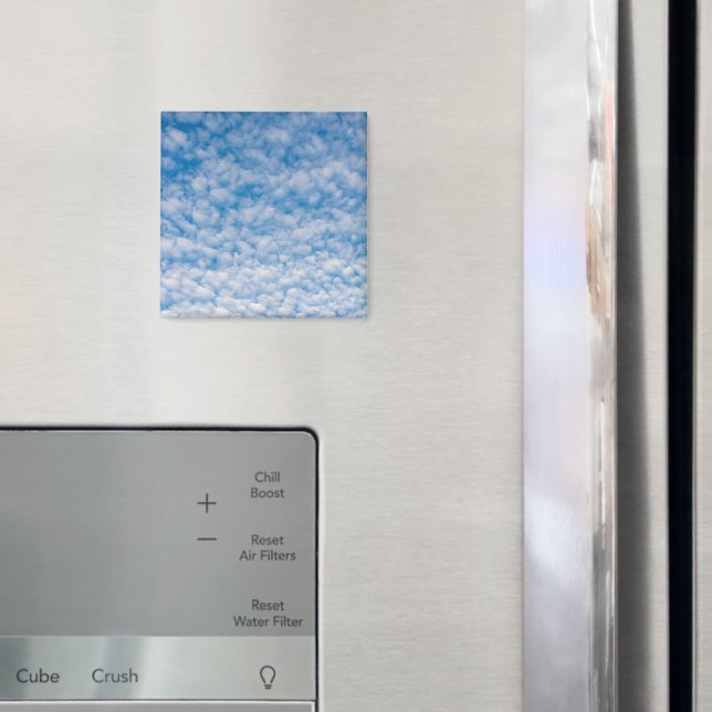 Bubble Mammatus Wolken Blue Sky Nature Fotografy Magnet (In Situ (Kühlschrank))