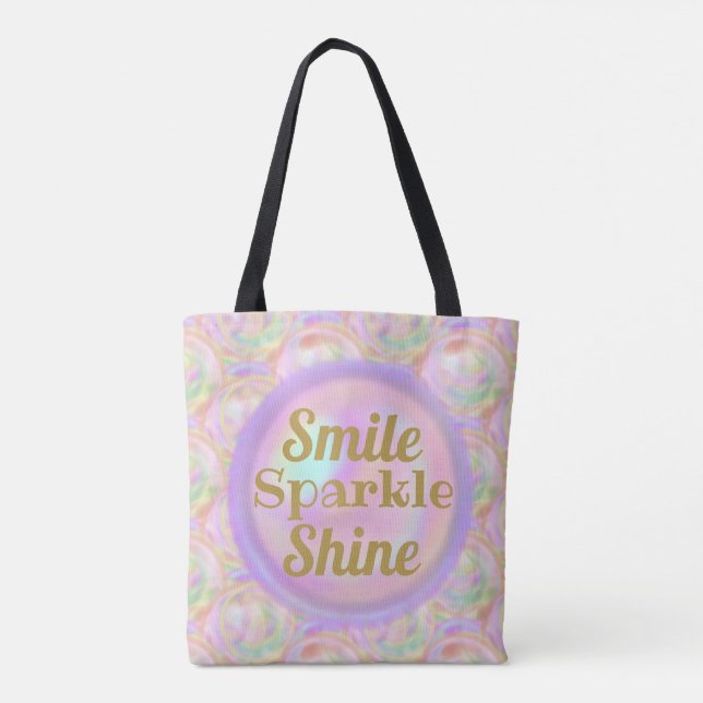 Bubble Rose Smile Sparkle Shine Motivation Hübsch (Rückseite)