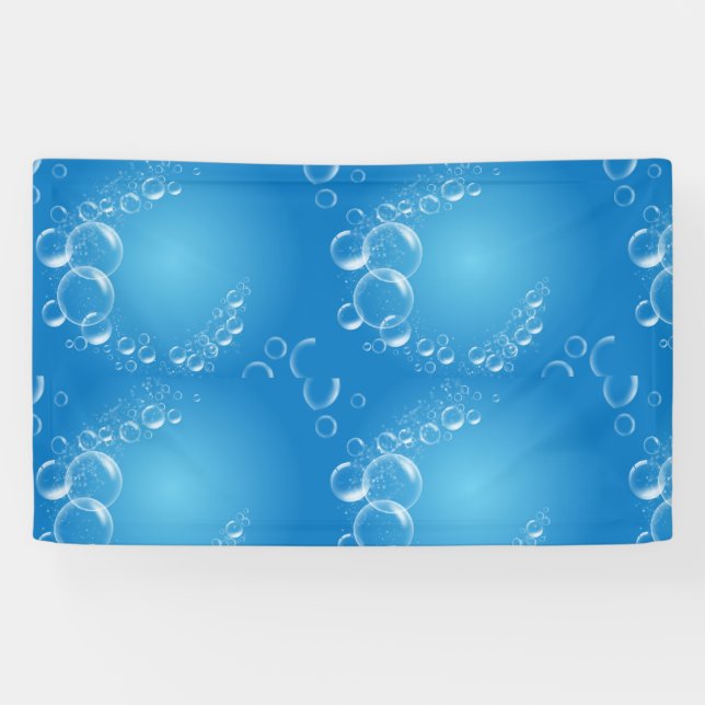 Bubble & Speech Bubble Tasse Banner (Horizontal)