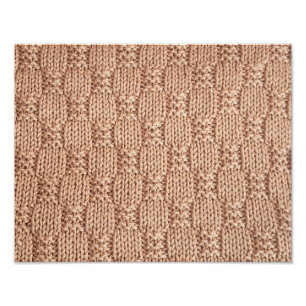 Bubble Strick Stitch Pattern von Shirley Taylor Fotodruck