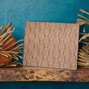 Bubble Strick Stitch Pattern von Shirley Taylor Fotoplatte