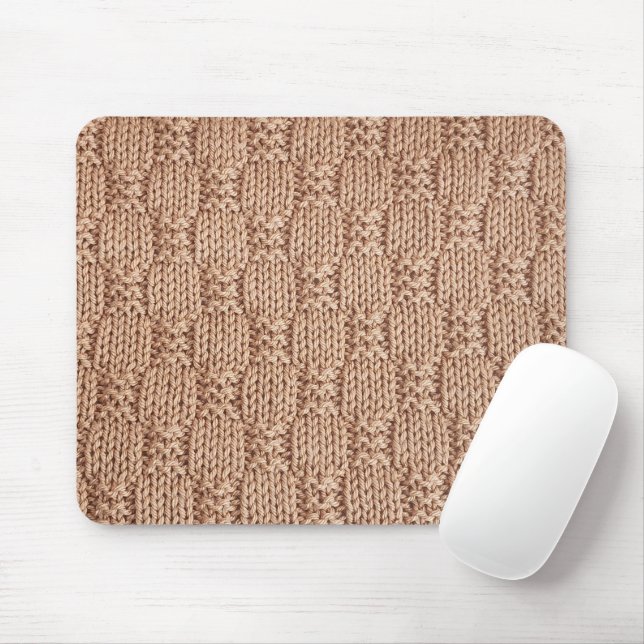 Bubble Strick Stitch Pattern von Shirley Taylor Mousepad (Mit Mouse)