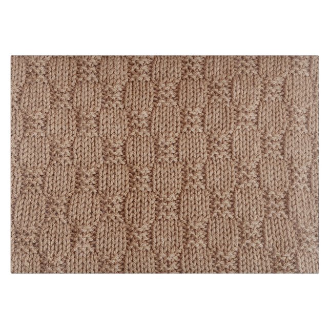 Bubble Strick Stitch Pattern von Shirley Taylor Schneidebrett (Vorderseite)