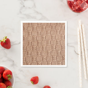 Bubble Strick Stitch Pattern von Shirley Taylor Serviette