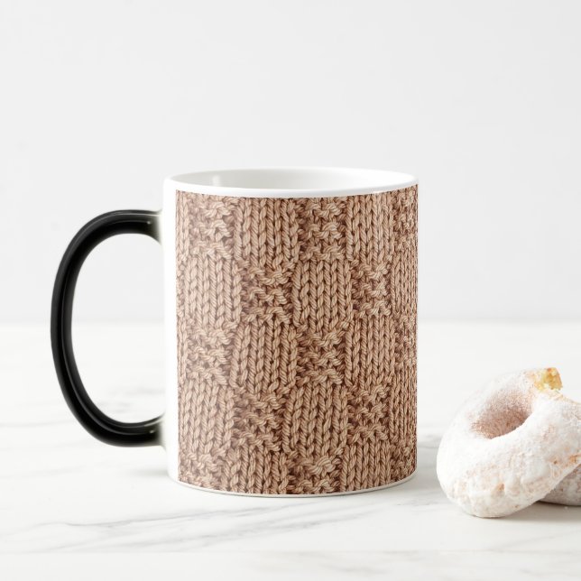 Bubble Strick Stitch Pattern von Shirley Taylor Verwandlungstasse (Mit Donut)