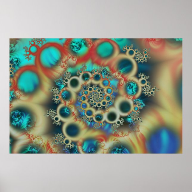 Bubble Tangent Poster (Vorne)