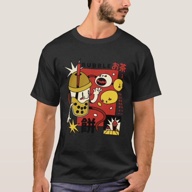 Bubble-Tea Asian Mochi T-Shirt (Vorderseite)
