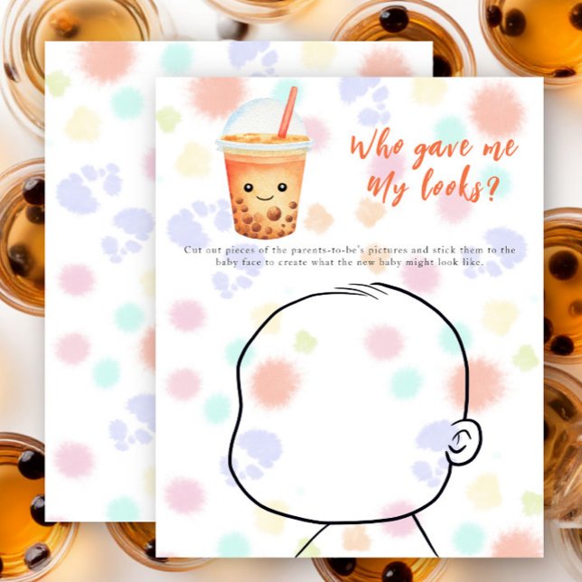 Bubble tea baby shower - Who gave me My looks? (Von Creator hochgeladen)
