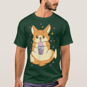 Bubble Tea Corgi Ice Coffee Dog Owner Puppy Pet Do T-Shirt