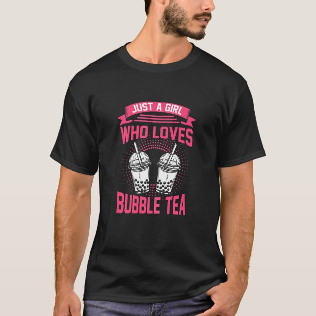 Bubble Tea Girl T-Shirt (Vorderseite)