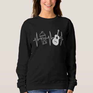 Bubble Tea Guitar Heartbeat Boba Tea Sweatshirt