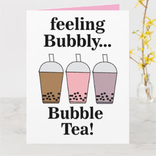 Bubble Tea Lustig  Karte