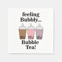 Bubble Tea Party Serviette