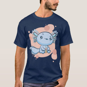 Bubble Tee Aolotl Boba Milk Kawaii Anime Pastel Go