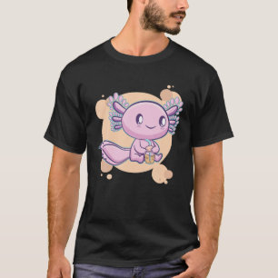 Bubble Tee Axolotl Boba Milk Kawaii Anime Pastel G