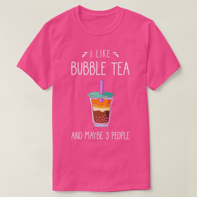Bubble Tee Sprichwort Funny (Design vorne)